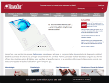 Tablet Screenshot of hemocue.fr