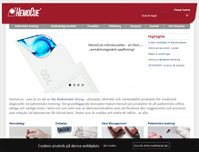 Tablet Screenshot of hemocue.se